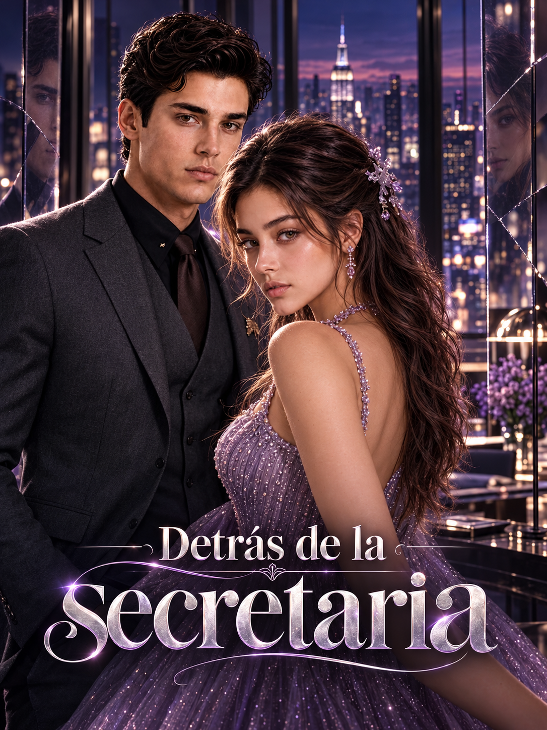 Detrás de la secretaria