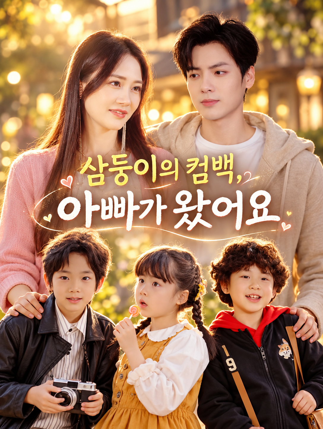 삼둥이의 컴백, 아빠가 왔어요