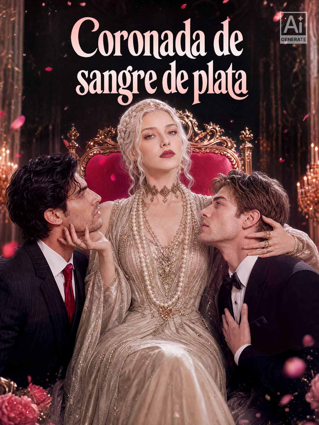 (Doblado) Coronada de sangre de plata