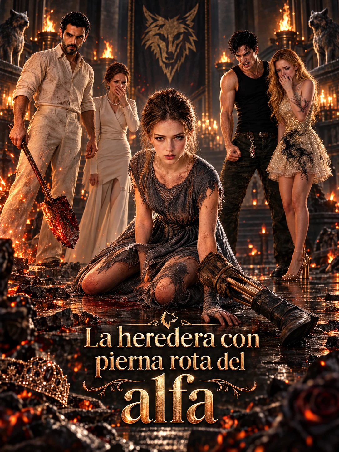 La heredera con pierna rota del alfa