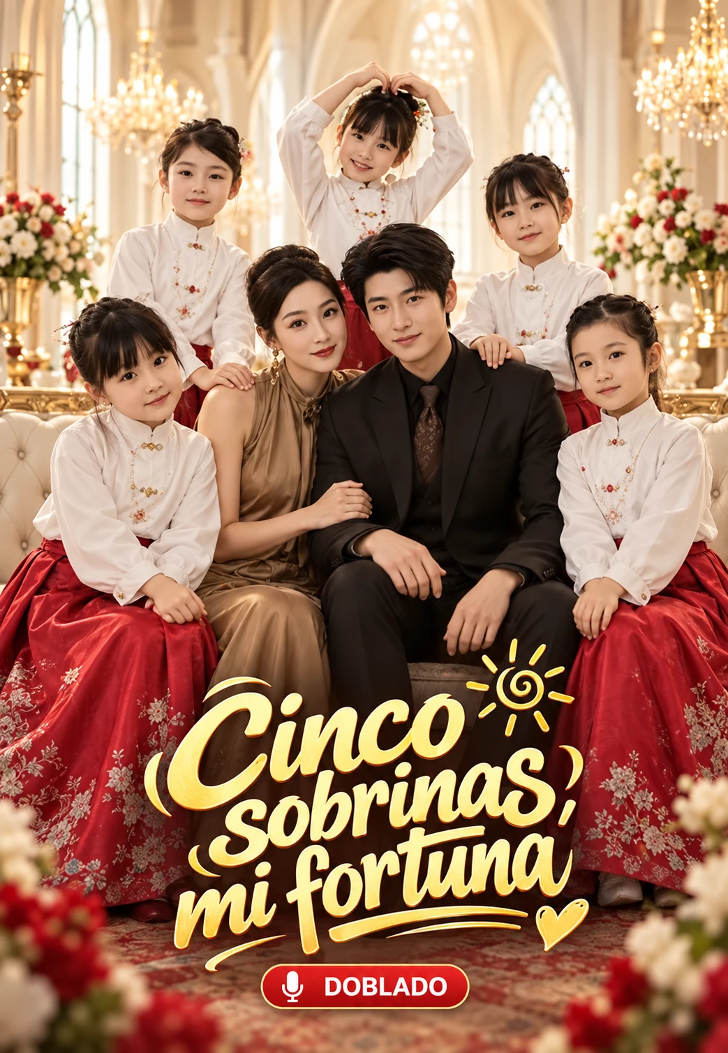 Cinco sobrinas, mi fortuna(Doblado)